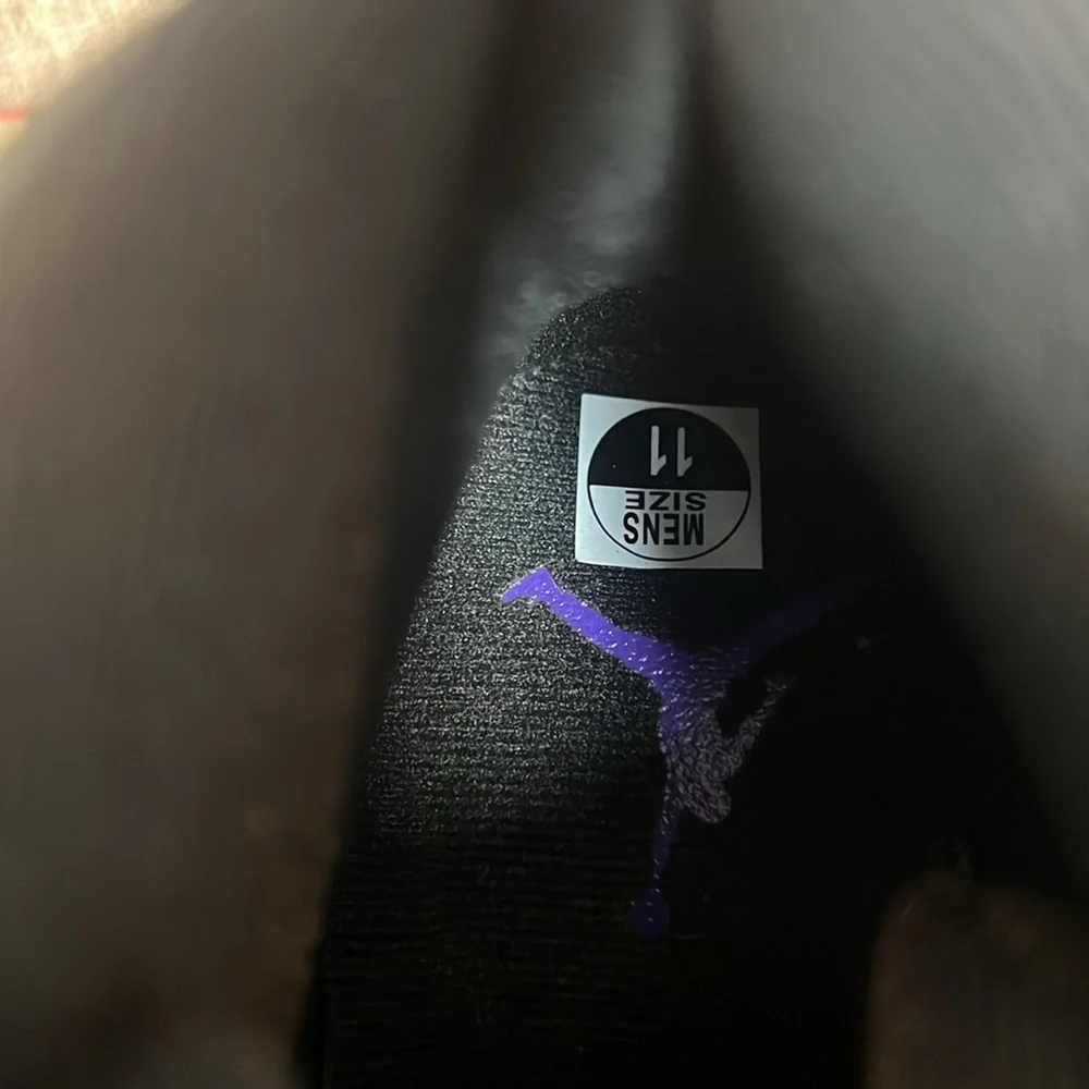 Jordan AJ12 Retro Black/Field Purple CT8013-057 - Picture 7 of 7